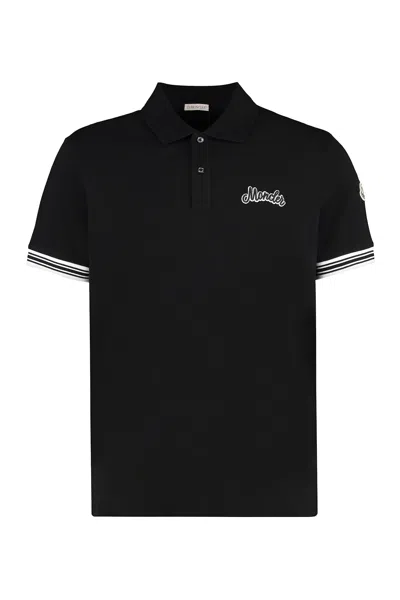 MONCLER COTTON-PIQUÉ POLO SHIRT