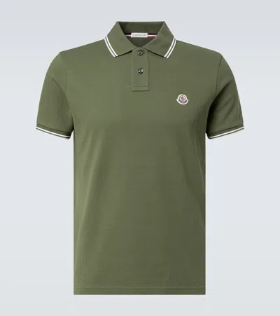 MONCLER COTTON PIQUÉ POLO SHIRT