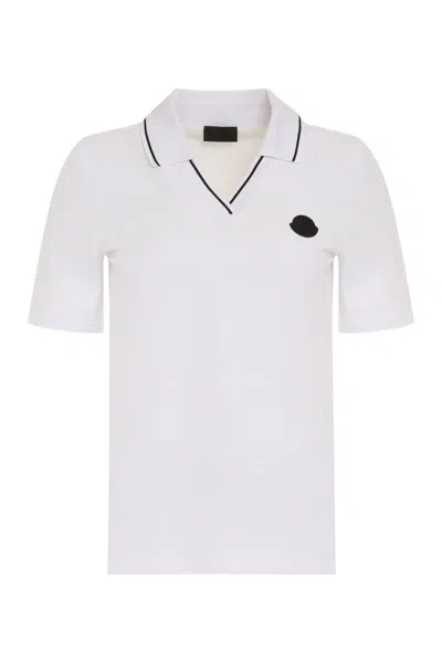 MONCLER MONCLER COTTON-PIQUÉ POLO SHIRT