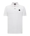 Moncler Classic Cotton Polo T-shirt In White
