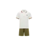 Moncler Ensemble En Piqué De Coton In Multicolor