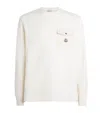 Moncler Sweatshirt En Coton In White