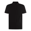 Moncler Cotton Polo In Black