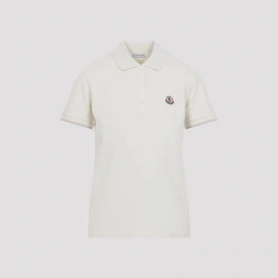 Moncler Cotton Polo M In White
