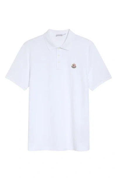 Moncler Cotton Polo In White