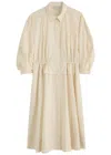 Moncler Cotton-poplin Midi Shirt Dress