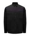 Moncler Buttoned Long-sleeved Shirt In Black