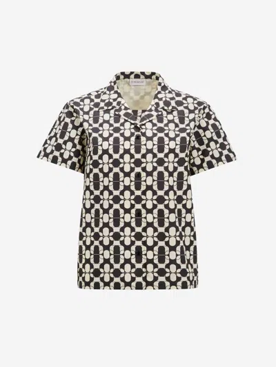 MONCLER MONCLER COTTON PRINTED SHIRT