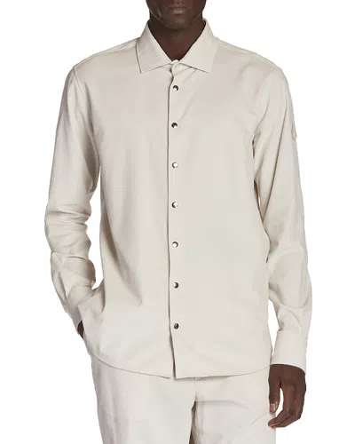 Moncler Cotton Regular Fit Button Down Shirt In 215