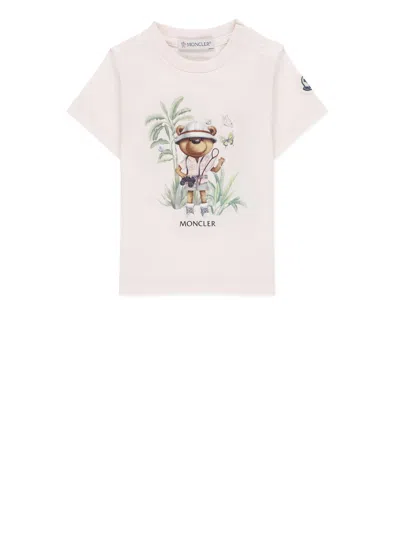 Moncler Babies' Cotton Shirt In Neutral