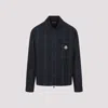 Moncler Plaid Long Sleeve Shirt In Black