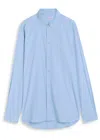Moncler Cotton Shirt In Blue