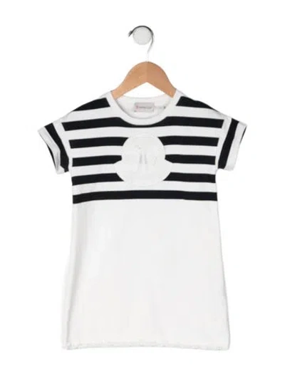 Pre-owned Moncler Babies' Cotton Short Sleeve Dress In Multi