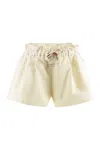 Moncler Cotton-blend Drawstring Shorts In Green