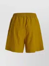 Moncler Cotton Shorts With Elasticated Waist And Logo Drawstring