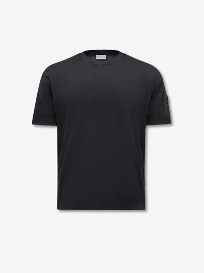 MONCLER MONCLER COTTON SILK T-SHIRT