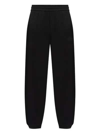 Moncler Cotton Sweatpants In Black
