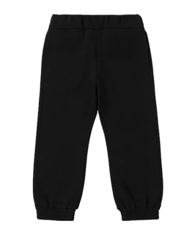 Moncler Kids' Cotton Sweatpants In Black