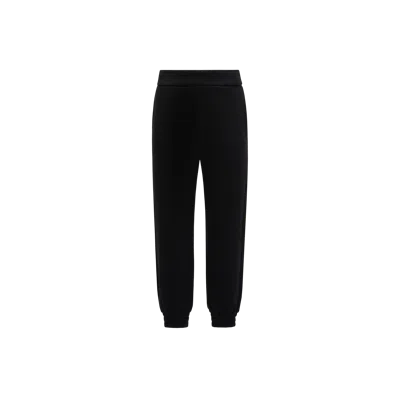 Moncler Kids' Pantalon De Survêtement En Coton, Filles, Noir, Taille: 8a In Black