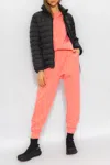 Moncler Cotton Sweatpants In Pink