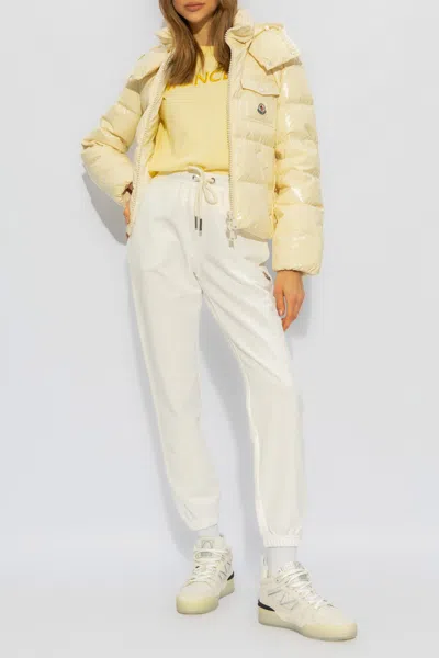 Moncler Cotton Sweatpants In White