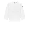 Moncler Cotton Sweatshirt In White