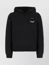 Moncler Logo Hoodie In Black