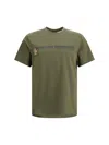 Moncler Grenoble Script T-shirt In Green