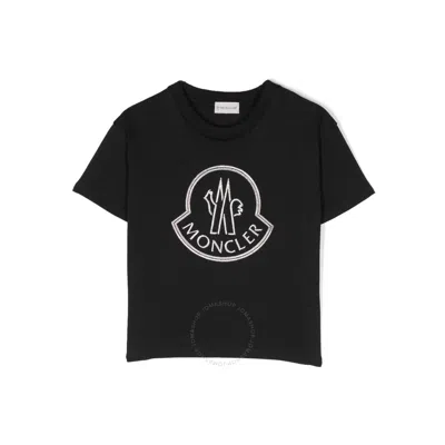 Moncler Cotton T-shirt In Black