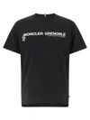 Moncler Crew Neck Short Sleeve Straight Hem T-shirt In Black