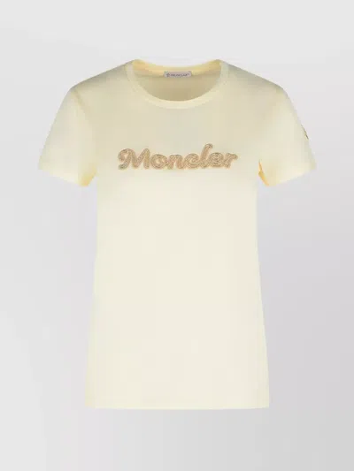 MONCLER COTTON T-SHIRT CREW NECK