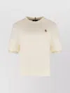 Moncler Grenoble White Cotton Clothing Tshirt In Neutral