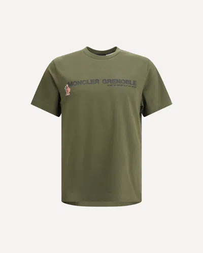 Moncler Cotton T-shirt In Green