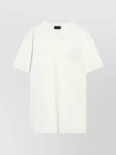 MONCLER COTTON T-SHIRT LOGO 3D