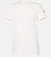 Moncler T-shirt Aus Baumwolle In Weiss