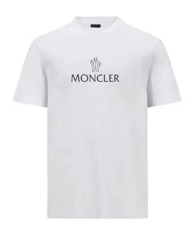 MONCLER MONCLER LOGO PRINTED CREWNECK T-SHIRT