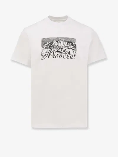Moncler Cotton T-shirt In White