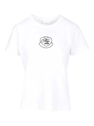Moncler Cotton T-shirt In White