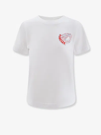 Moncler Cotton T-shirt In White