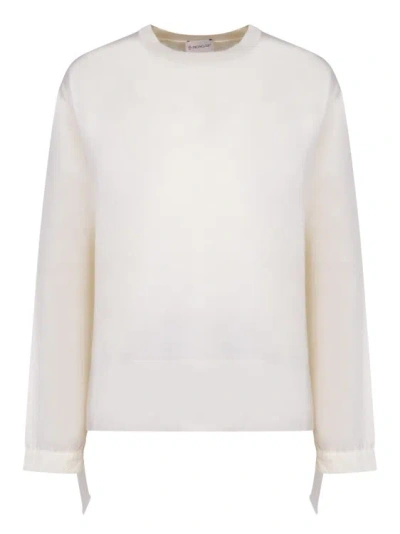Moncler Cotton T-shirt In White