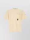 Moncler T-shirt In Cotone Crema Uomo