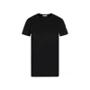 Moncler Cotton T-shirt With Iconic Logo Patch In Black