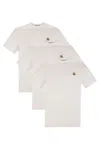 Moncler Logo Cotton Jersey T-shirt In White