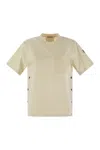 Moncler Women Cotton T-shirt With Pocket