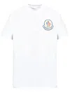 MONCLER COTTON T-SHIRT WITH PRINTED LOGO