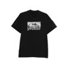 Moncler Graphic Mountain Print Short Sleeve T-shirt In Black