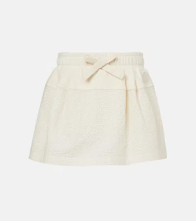 MONCLER COTTON TENNIS SKIRT