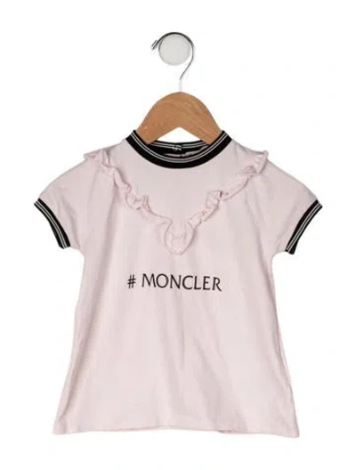 Pre-owned Moncler Babies' Cotton Top In Pink