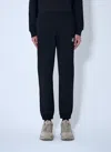 Moncler Logo-embroidered Cotton Track Pants In Black