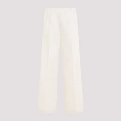 Moncler Cotton Track Pants In White